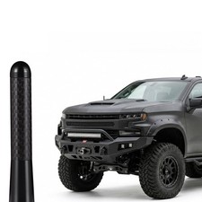 3" inch Carbon Fiber Short Antenna for Ford F150 F250 F350 Bronco Ram 1500 Wr...