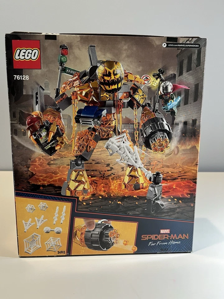 Новый LEGO 76128 расплавленный человек битва Spider-Man вдали от дома Mysterio, SIB, снят с производства - Изображение 2 из 4