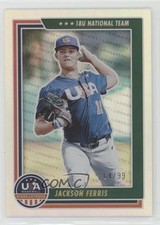 2022 Panini USA Baseball Stars & Stripes Holo Gold 64/99 Jackson Ferris #53 3c7