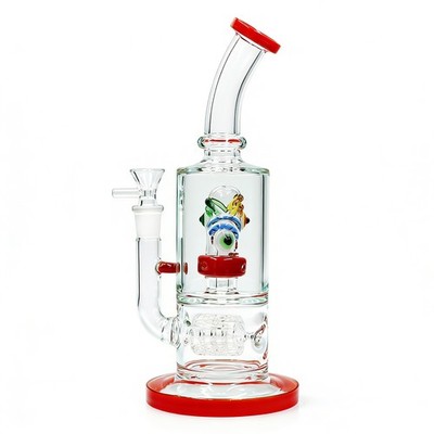 Super Heavy 11in Glass Bong Water pipes Tobacco Smoking Matrix Perc Bong W /14mm