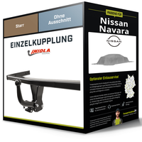 Starre AnhäNgerkupplung für Nissan Navara 10.2004-03.2010 Typ D40 Imiola Hak-Pol
