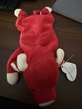 Ty Beanie Baby Snort the Bull style 4002 DOB 5-15-95