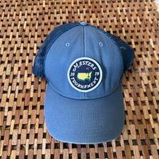The Masters 2019 Augusta American Needle Snapback Trucker Baseball Hat Cap Blue 