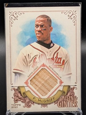 2021 Topps Allen & Ginter's - Full Size Relics a Fred McGriff #AGA-FM (MEM)