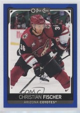 2021-22 O-Pee-Chee Blue Border Christian Fischer #307 0c3