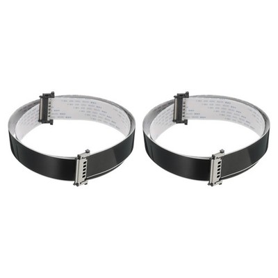 2Pcs FFC Flexible Flat Cable LVDS Wire 41 Pins 0.5mm Pitch 1000mm A-Type