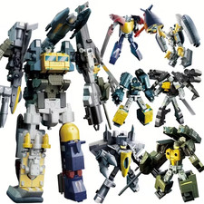 Robot transformador portaaviones Gaint Savers Space Deleter Uranus Saver Warshi