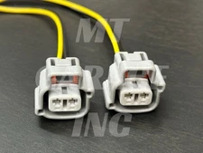 Turn Light Signal Plug Connector Plug Harness Pigtail for Scion IQ (Set of 2)