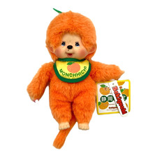 Monchhichi Plush Doll Local Exclusive Shizuoka JP H7.48" Orange w/Tag Gotochi