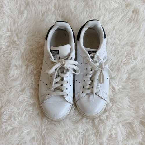 Adidas Stan Smith White and Navy Leather Sneakers M20325