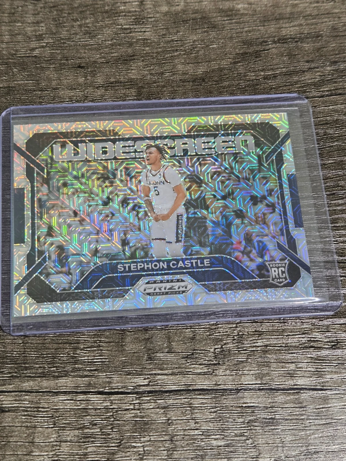 2024 Panini Prizm Draft Picks RC - Widescreen Stephon Castle #8 MOJO Prizm. /25.