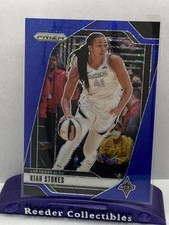 Kiah Stokes 2024 Prizm WNBA #122 Las Vegas Aces Blue Velocity Variation