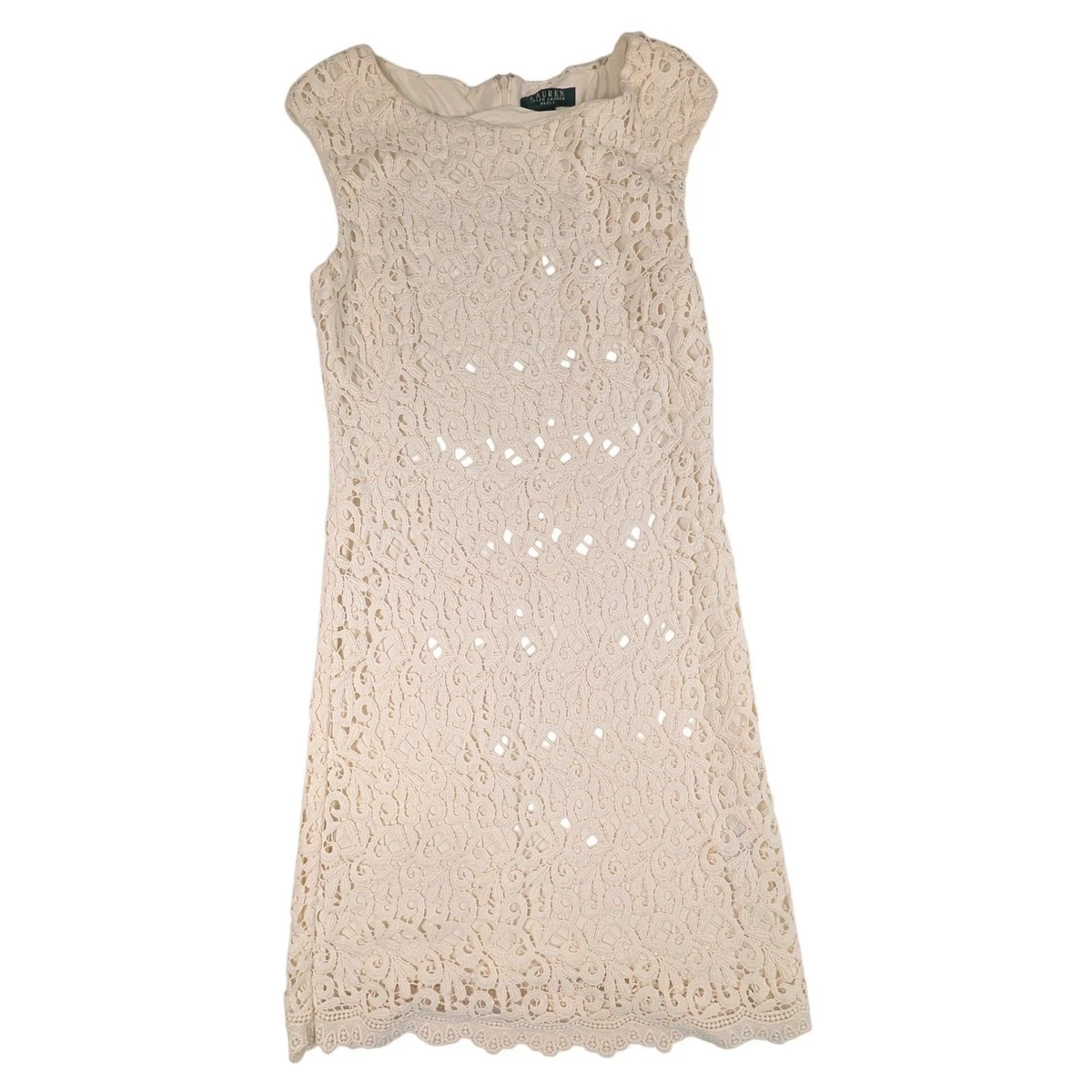 Lauren Ralph Lauren White Lace Dresses for Women for sale | eBay