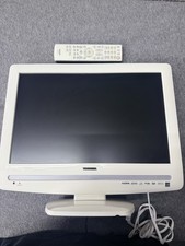 Toshiba 19LV50KW 19" LCD TV DVD Combo HDMI White W/ Remote Retro Gaming Tested