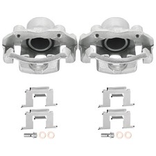 Pair Of Front Brake Calipers With Bracket Fits 83-88 Nissan Pickup 2.0l 2.5l