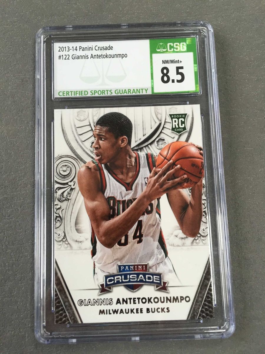 2013-14 Panini Crusade Giannis Antetokounmpo #122 Rookie RC