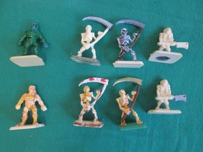 4 SKELETTE - 2 ZOMBIES & 2 MUMIEN - 1990 ORIGINAL MB SPIELE - HERO QUEST - L6