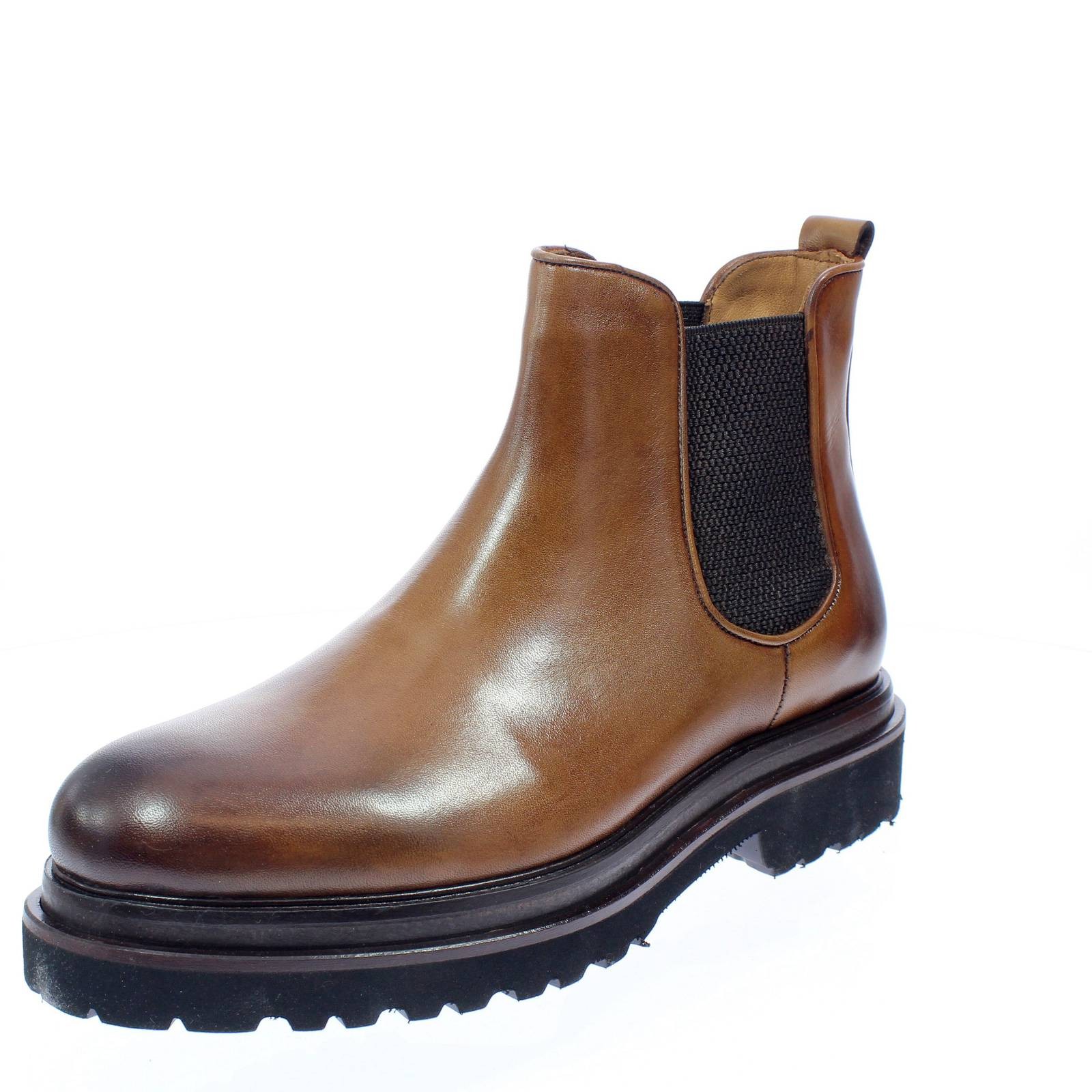 Willbarn Chelsea Boots In Pelle Marrone - Taglia 41 [27.8cm] Scarpe Uomo