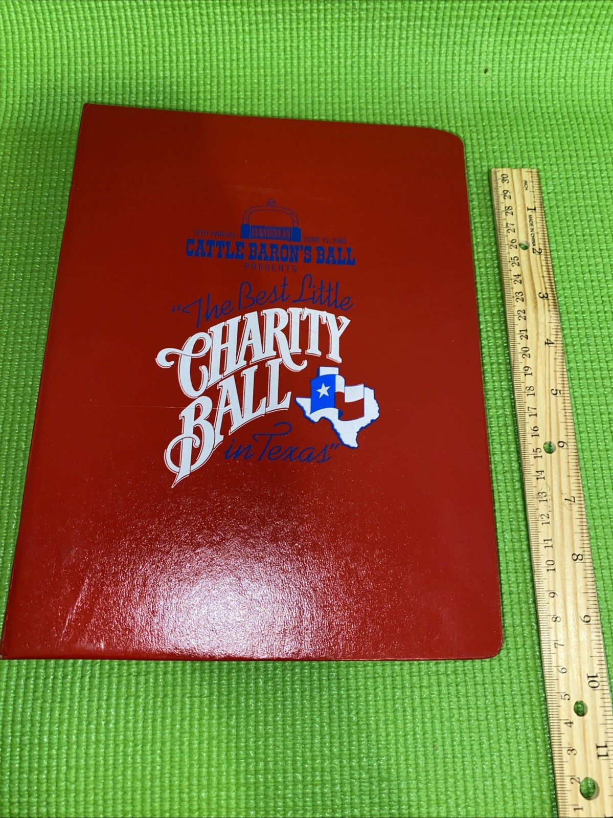 VTG Cattle Baron’s Ball The Best Little Charity Ball In Texas 1985 Cookbook