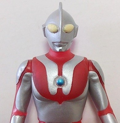 [Rare]Excellent Condition First Generation Ultraman Red Clear Sofubi Blazer Zero