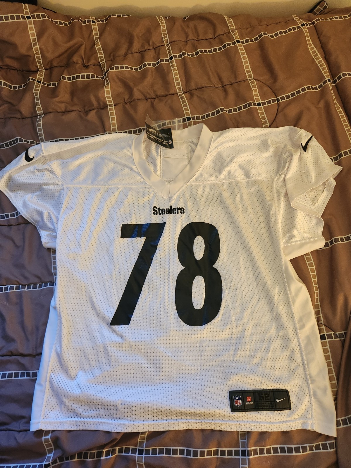 Alejandro Villanueva Practice Used Jersey Steelers Authentication