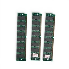 Lot of 3 Vintage NEC 8MB 72-Pin SIMM RAM Memo...