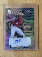 2023 Leaf Perfect Game Metal Talan Bell Neon Rainbow Auto 1/1