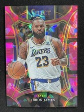 Lebron James 2023-24 Panini Select Mezzanine Purple Ice Prizm /99 #335