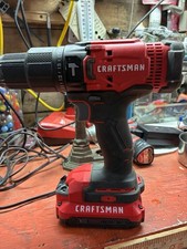 Craftsman 1/2" Hammer Drill CMCD711 20 volt W/ 1.3AH Battery