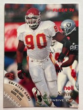 1996 Fleer #68 Neil Smith Kansas City Chiefs
