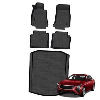 -Floor Mats for Cadillac CT5 & CT5-V 2020-2026 Cargo Mat 14|For CT5 2020-2026