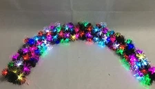 SkyMall 80" LED Lighted Indoor/Outdoor Fiber Optic Solid Color Changing Multi-Co