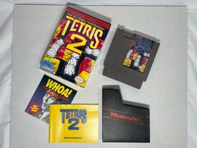 Tetris 2 (Nintendo NES, 1993) CIB Complete Manual & Inserts VG CONDITION 