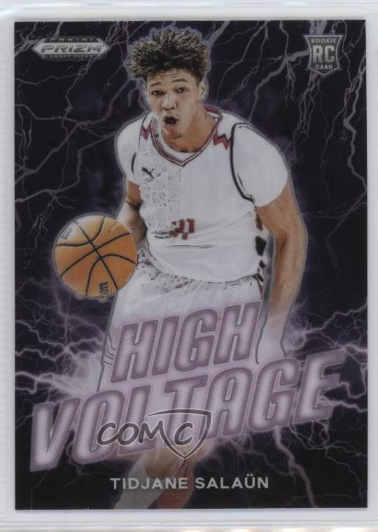 2024-25 Panini Prizm Draft Picks High Voltage Tidjane Salaun #14 Rookie RC 1co7