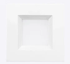 🥥 Luxrite 4" Downlight Retrofit Square 5CCT Baffled LR23784🆕️