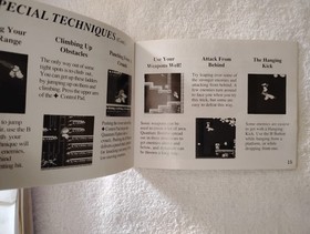 KABUKI QUANTUM FIGHTER NES NINTENDO MANUAL BOOKLET ONLY