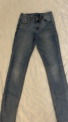 Arizona Jean Co Superflex Girls Skinny Jeans 12 Slim Blue Denim Medium Wash