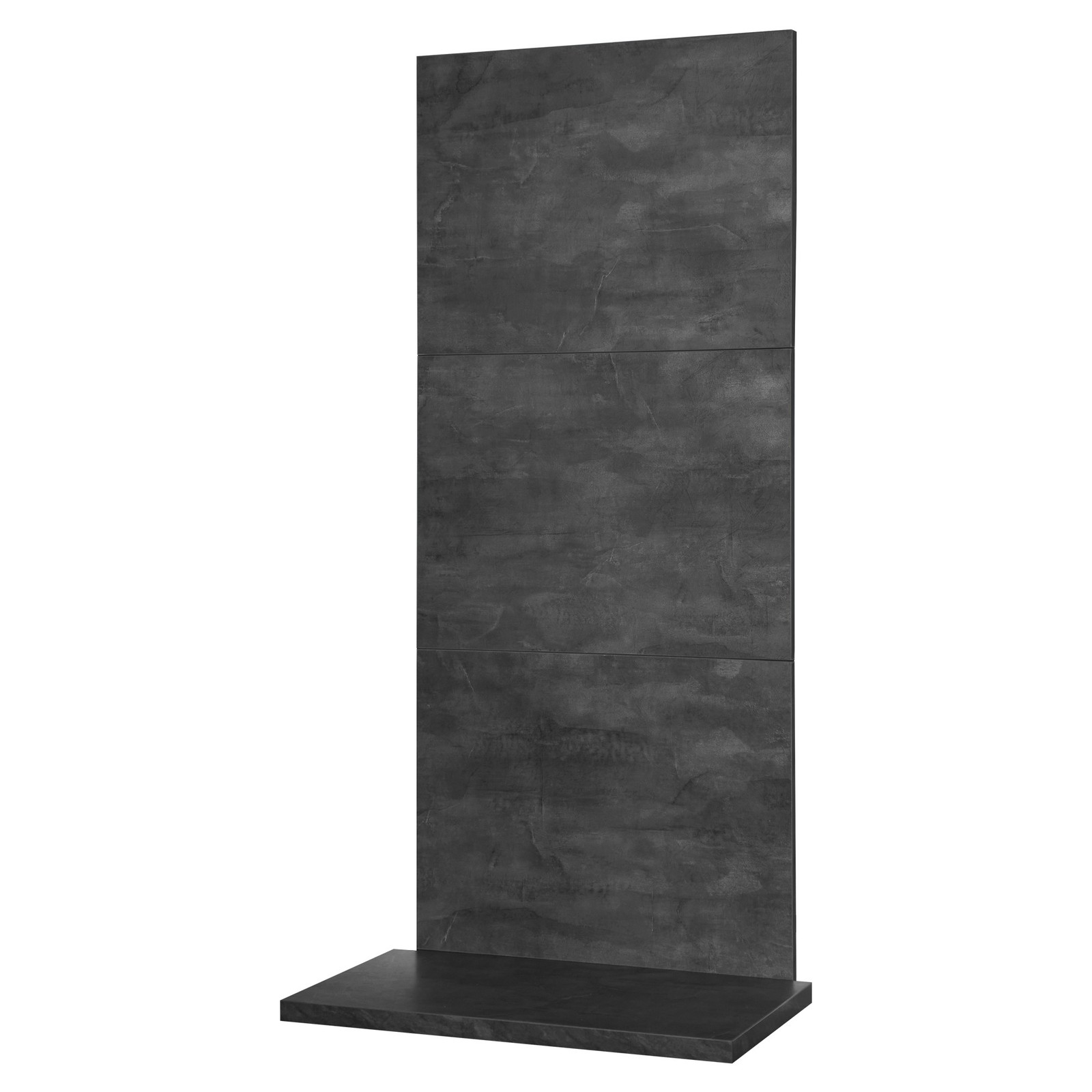 Acantha x3 Tile & Hearth Set in Slate Venetian Plaster Effect
