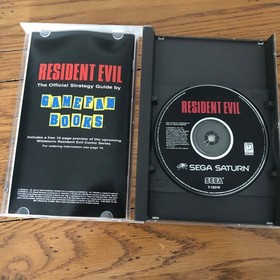 Resident Evil (Sega Saturn, 1997)  Registration Card Attached. Good Condition