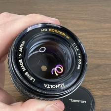 Minolta Rokkor-X 50mm Focal Camera Lenses for sale | eBay