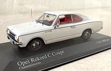No Box Minichamps 1/43 Opel Rekord C Coupe White Cadet