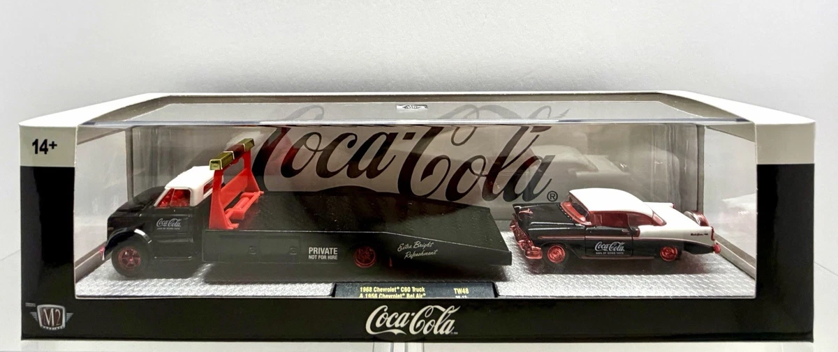 M2マシーン コカ・コーラ　C60 カスタムトラック &1971 シボレーバン M2 Machines Coca-Cola Chevrolet Contemporary Manufacture Diecast