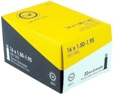 SUNLITE Schrader Valve Bicycle Tubes, 16 x 1.50-1.95" / 32mm Valve