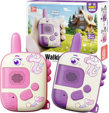 Walkie Talkies Toys for Girls:Unicorn Toys 2 Pack Birthday Gifts for 3 4 5-7 8 Y
