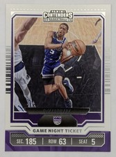 2023-24 Panini Contenders De Aaron Fox #2 Game Night Ticket Kings