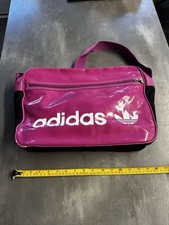 adidas originals messenger bag retro Airliner Pink White PVC Sports School
