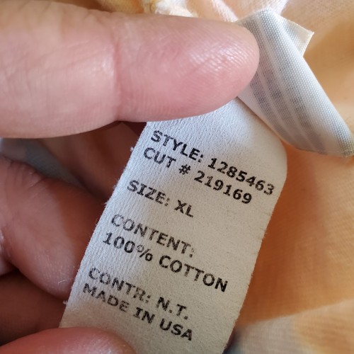 Canotta taglio sciolto cotone tie dye made in USA multicolore estiva vestibilità rilassata - Foto 15 di 16