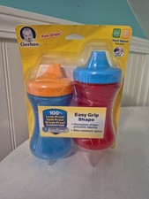 Gerber NUK Fun Grips/10oz Spill Proof/Easy Grip Cups 2017/Hard Spout/NEW