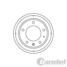 Tambour de frein Land Rover DEFENDER