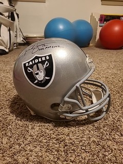 Rich Gannon Full Size Signed Raider Helmet MVP 2002 JSA